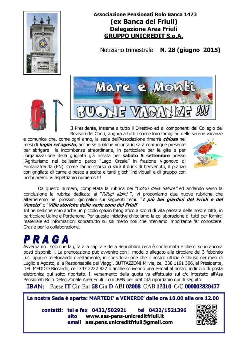Giornalino n°28 - Giugno 2015