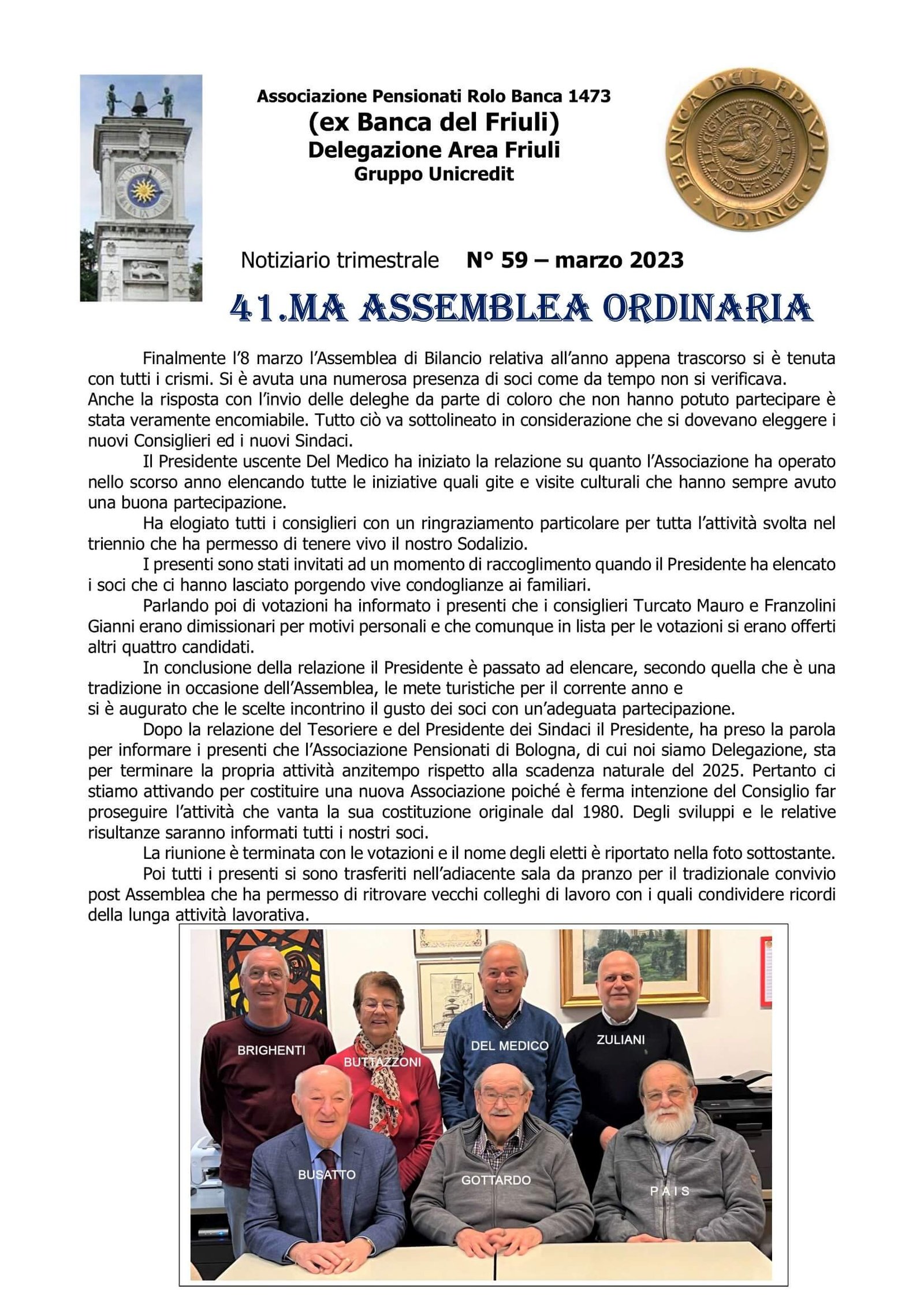 Giornalino n°59 Marzo 2023