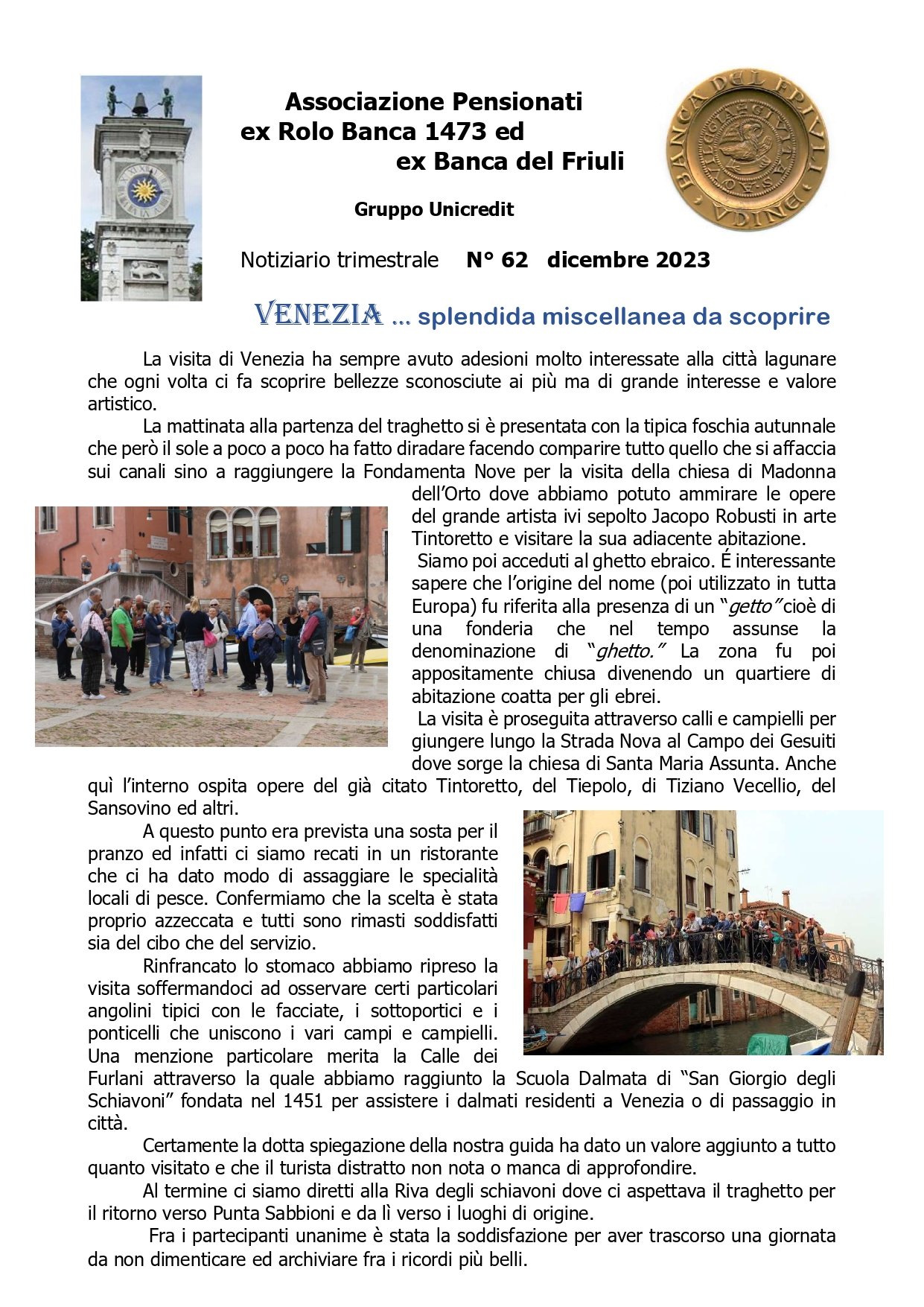 Giornalino n°62 Dicembre 2023