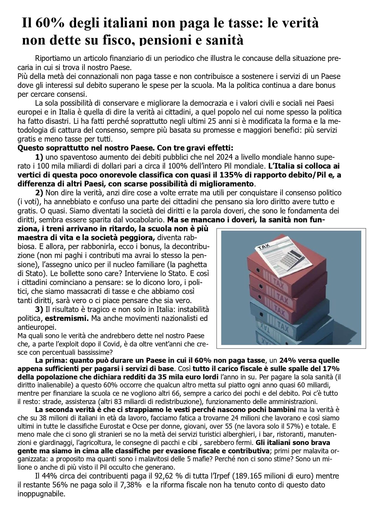 Giornalino n°63 – Marzo 2024