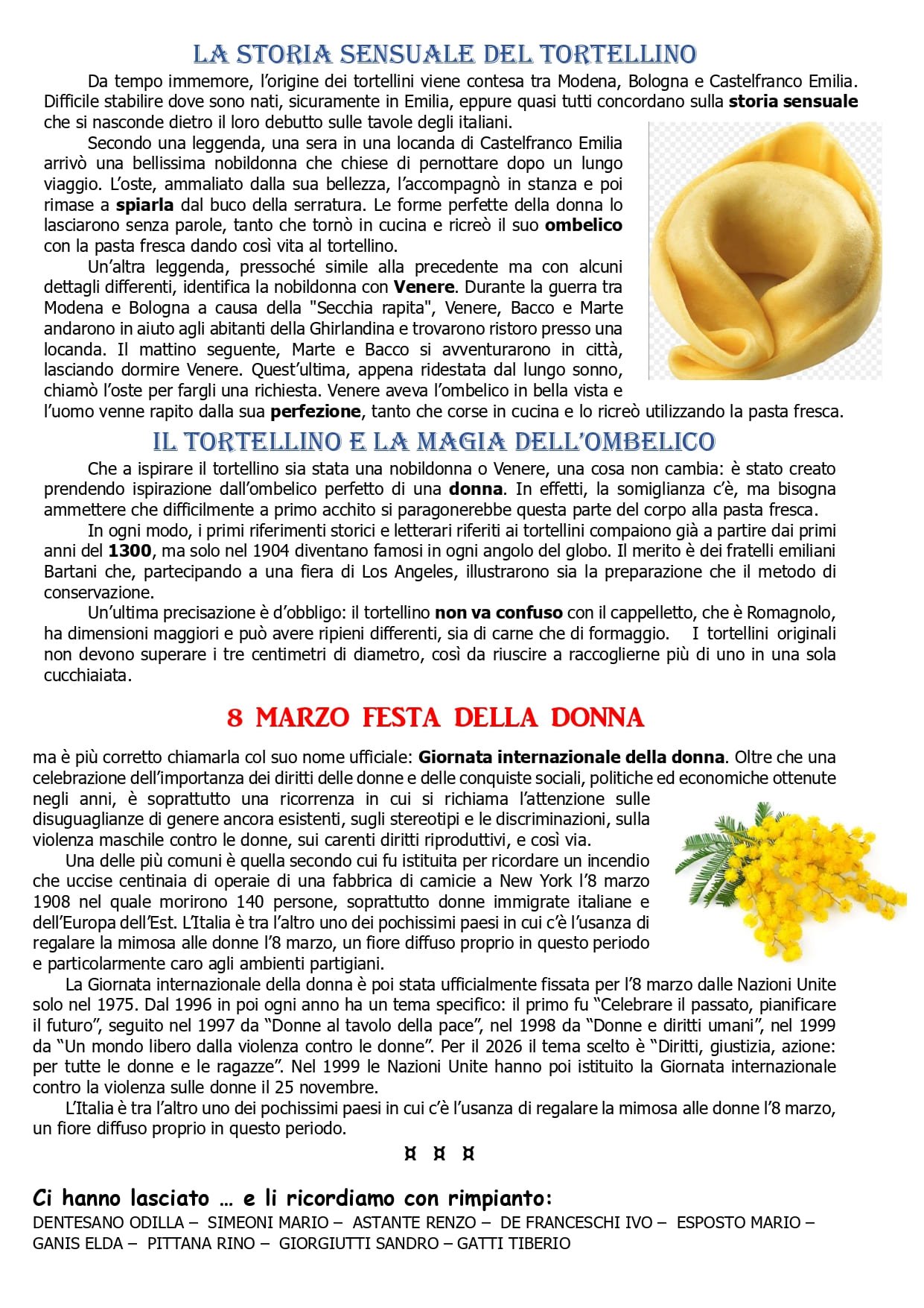 Giornalino n°63 – Marzo 2024