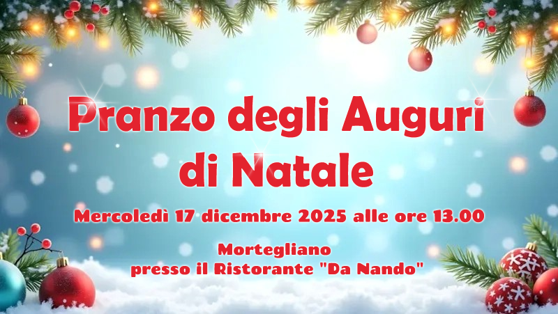 Pranzo degli Auguri di Natale 2025